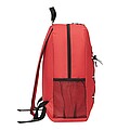 Backpack made of recycled polyester, red