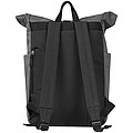 Backpack with colored applications