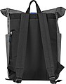 Backpack with colored applications