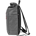 Backpack with colored applications