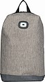 Backpack with integrated LED light