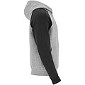 Badet kids two-tone hoodie, heather grey