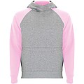 Badet kids two-tone hoodie, heather grey