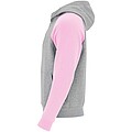 Badet kids two-tone hoodie, heather grey