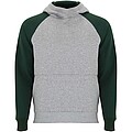 Badet kids two-tone hoodie, heather grey