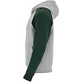 Badet kids two-tone hoodie, heather grey