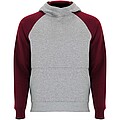 Badet kids two-tone hoodie, heather grey
