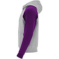 Badet kids two-tone hoodie, heather grey