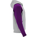 Badet kids two-tone hoodie, heather grey