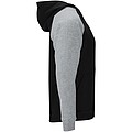 Badet kids two-tone hoodie, solid black