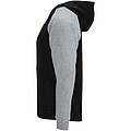 Badet kids two-tone hoodie, solid black