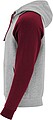 Badet unisex two-tone hoodie