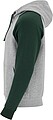 Badet unisex two-tone hoodie