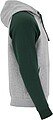 Badet unisex two-tone hoodie