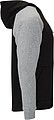 Badet unisex two-tone hoodie