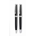 Ball pen and roller set, black