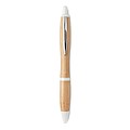 Ball pen in ABS and bamboo