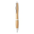 Ball pen in ABS and bamboo