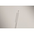 Ball pen in recycled ABS, white