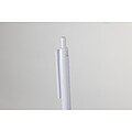 Ball pen in recycled ABS, white