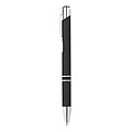 Ball pen in rubberised finish