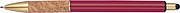 Ball pen with cork grip zone