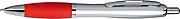 Ball pen with satin finish, red