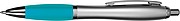 Ball pen with satin finish, turquoise