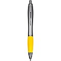 Ball pen with satin finish, yellow