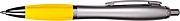 Ball pen with satin finish, yellow