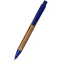 Ballpen with bamboo barrelBlue