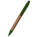 Ballpen with bamboo barrelGreen