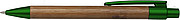 Ballpen with bamboo barrelGreen