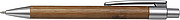 Ballpen with bamboo barrelSilver