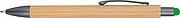 Ballpen with bamboo coating