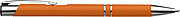 Ballpen with blue ink.Orange