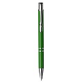 Ballpen with blue ink.Pale green