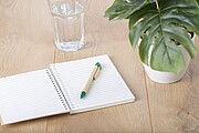 Ballpen with card barrelGreen