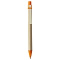 Ballpen with card barrelOrange