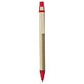 Ballpen with card barrelRed
