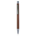Ballpen with rubber finish