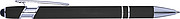 Ballpen with rubber finish