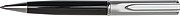 Ballpen with silver top