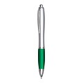 Ballpoint pen, silver|green