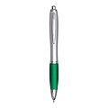 Ballpoint pen, silver|green