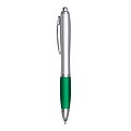 Ballpoint pen, silver|green