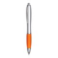 Ballpoint pen, silver|orange
