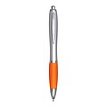 Ballpoint pen, silver|orange