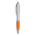 Ballpoint pen, silver|orange