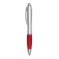 Ballpoint pen, silver|red
